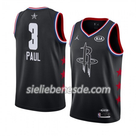 Herren NBA Houston Rockets Trikot Chris Paul 3 2019 All-Star Jordan Brand Schwarz Swingman